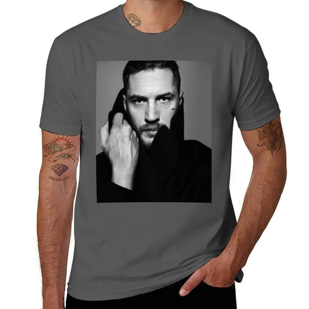 Tom Hardy T-Shirt vintage t shirts valentines clothes Men's t-shirts