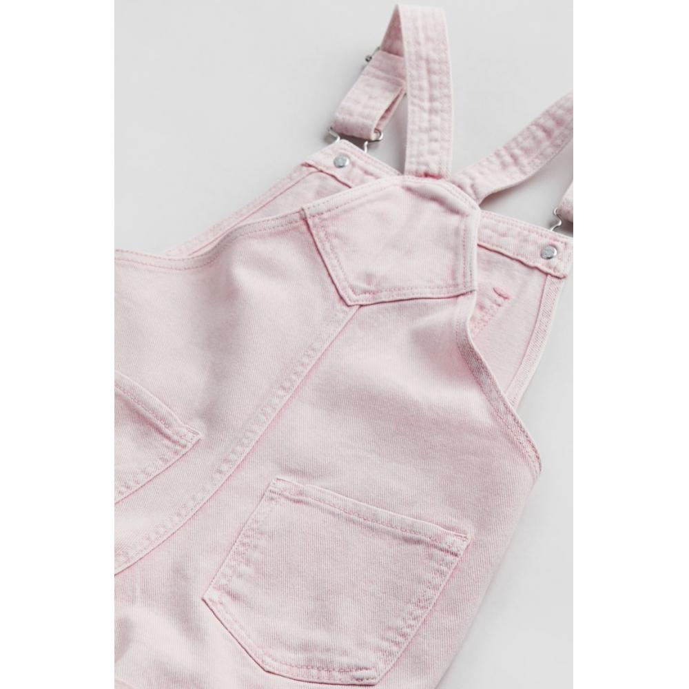 

Джинсовый комбинезон HM светло-розовый
