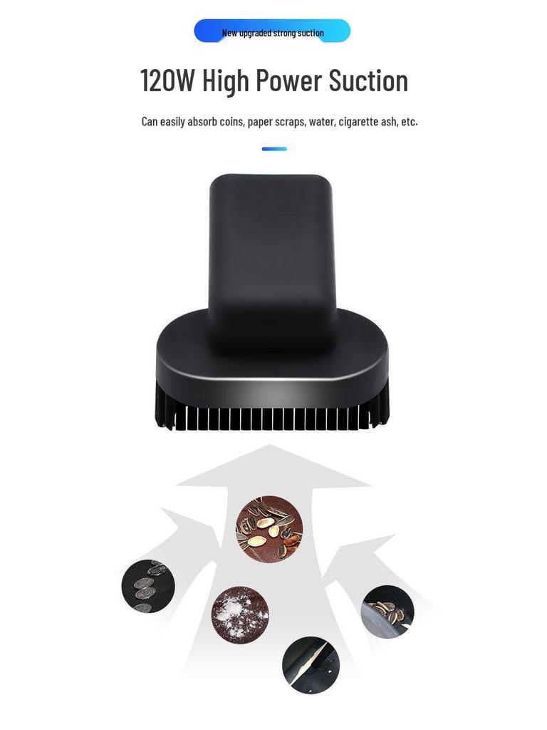 Haipa High-Power Car Vacuum Cleaner: Wet/Dry Use, Strong Suction for Car & Home