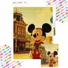 Mickey Mouse Diamond Paint Mosaic Art Painting Kit Handmade DIY Home Decor