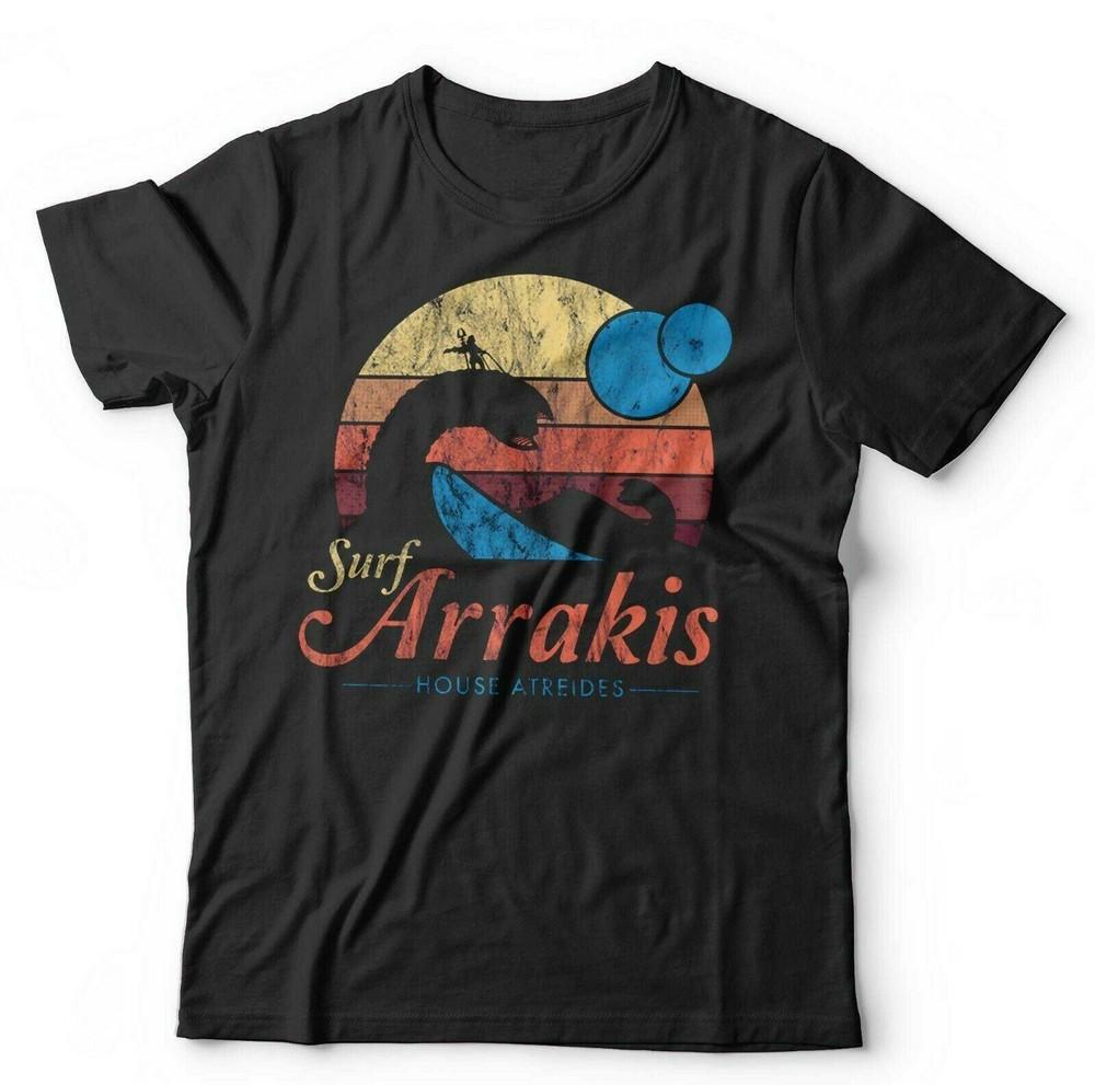 Surf Arrakis T shirt Unisex Cotton Black All sizes Unisex T-Shirt XXXL