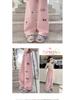 Dachshund Sweatpants for Middle School Girls, 2025 Spring/Autumn Casual Sports Pants