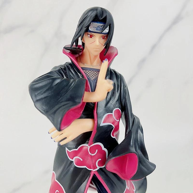 Anime Naruto Shippuuden Uchiha Itachi Organizzazione Akatsuki GK Modello Vestito Giocattolo Collezione Regalo Action Figure PVC