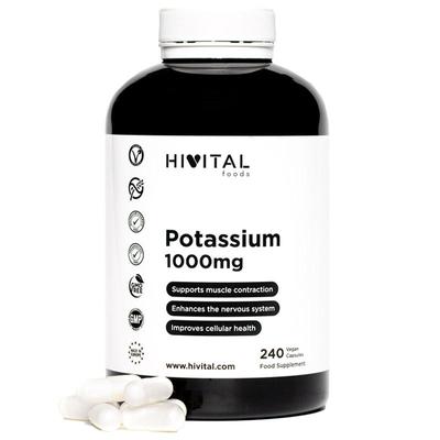 Kalium 1000 mg | 240 vegane Kapseln