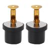2PCS 19mm Livewell Drain Plug Brass Compression Type 7 8in Marine Drain Plug for Livewell Sink Transom Baitwell