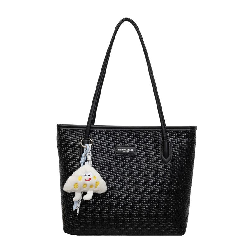 Large Capacity Tote Bag Woven Commuter Shoulder Bag Women s Handbag