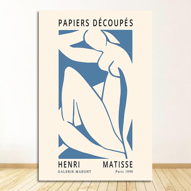 Abstract Nude Wall Art Canvas Painting Colorful Plant Picture For Living Room Nordic Home Decor Retro Matisse Poster And Prints
