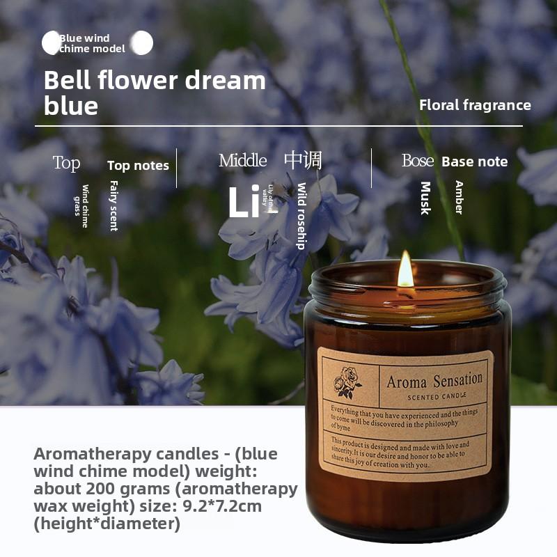Scented Candles Provide A Long-lasting Aroma To Aid Sleep. Romantic Bedroom Light Essential Oil Scented Ornaments