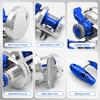 ASHCONFISH Jigging Metal CNC Suitable for Various Fishing Maximum Drag Force Various Model Number Double-Axis Reel, Finish, Scenarios, Wear-Resistant,