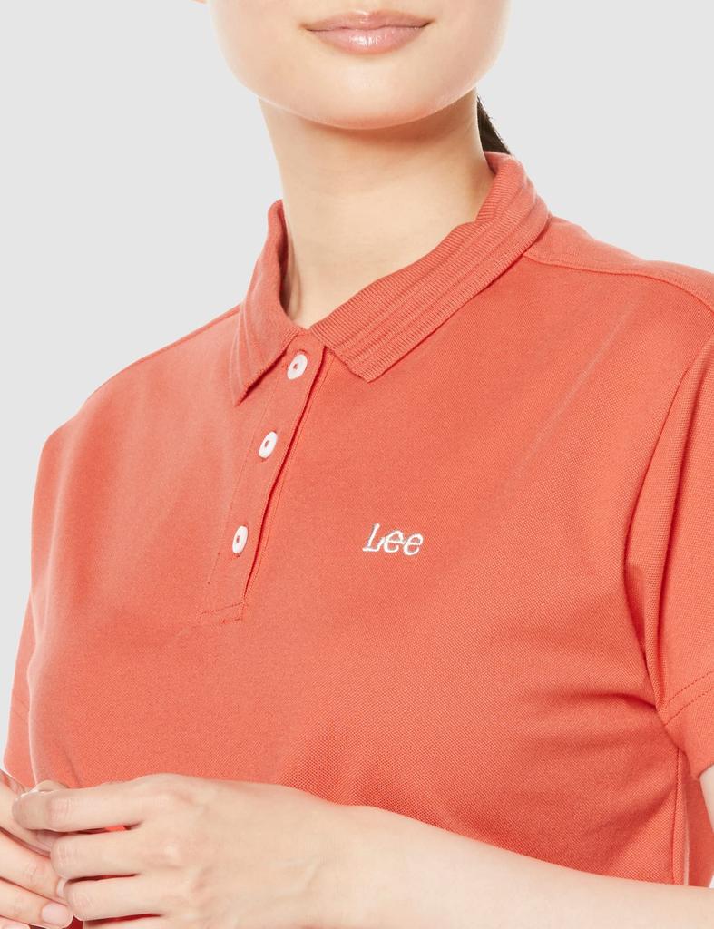 Lee Play POLO Official Size S Women's T-Shirt, Red,