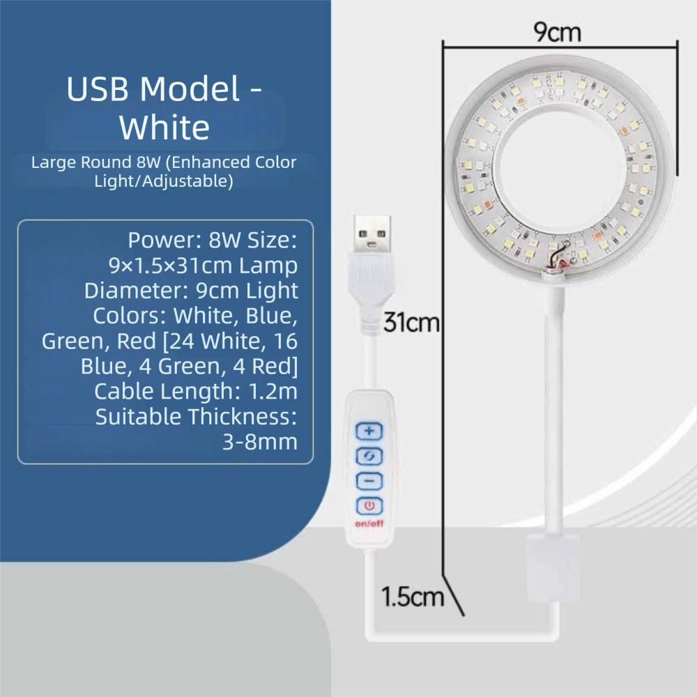High Brightness Aquarium Decorative Light 360 Degree Free Rotation Water Grass Lamp Aquatic Plant