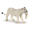 White Lioness Figurine with Cub - Papo - Wildlife - Mixed - Indoor - 3 Years