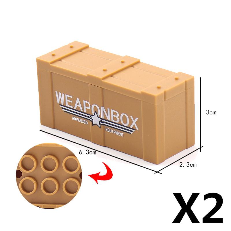 Militär Szene MOC Bausteine Spielzeug Zubehör Soldat Figur Stacheldraht Sandsack Zelt Medizinische Box Kette 30104 Straßensperre K042