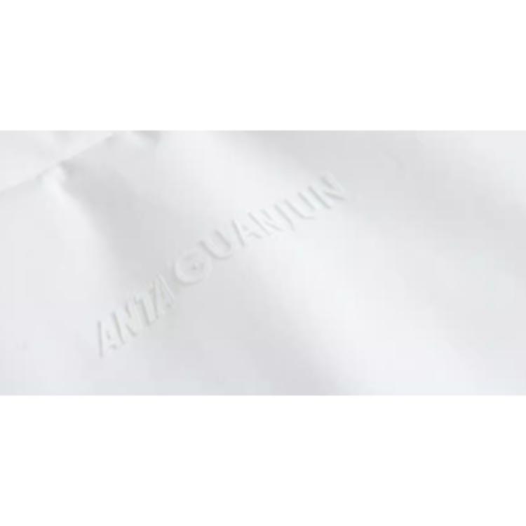 Anta Champion All-Weather Series Solid Color Zipper Stand Collar Comfortable Breathable Versatile Casual Vest Women Vest Paper-White 162510804-1