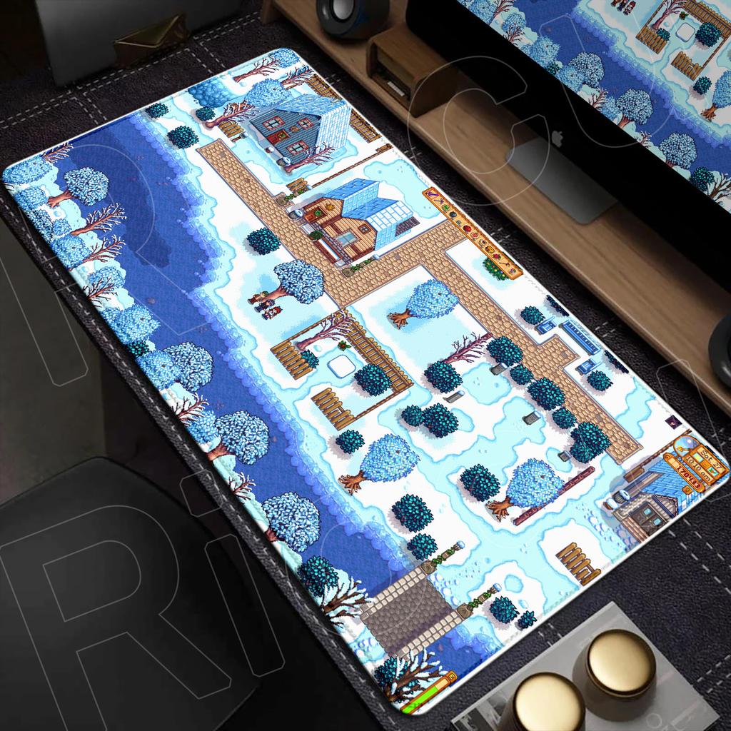 Large Anime Non-slip Keyboard Mouse Pad Laptop Office Accessories Hot Gaming Stardew Valley New Desk Mat Washable Durable Carpet