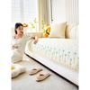 Cream Style Fabric Sofa Cushion Four Seasons Universal Cotton Slip Cushion Simple Sofa Cover Cover Cloth