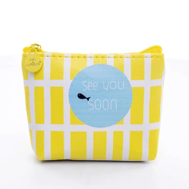 New Fashion Womens Lady Kid Coin Wallet Lady Small Mini Coin Pouch Zipper Money Key Earphone Line Mini Coin Purse Card Holder