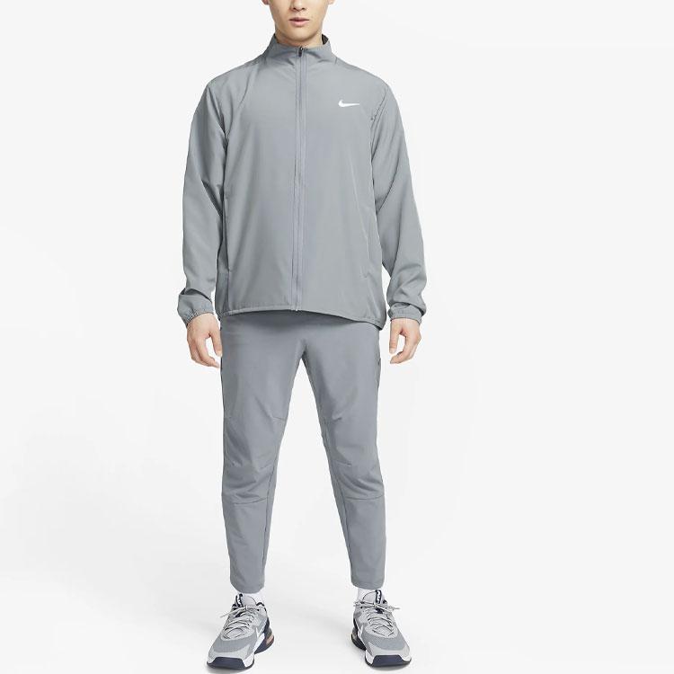 Nike Unlimited Solid Logo Straight Leg Casual Pants Men Pants Smoke-Gray FB7547-084