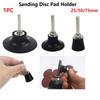 1Pc Sanding Discs Holder Roll Lock Disc Pad 11/11/71MM Back-up Pad With 1/1" Shank Fits For Most Grinders
