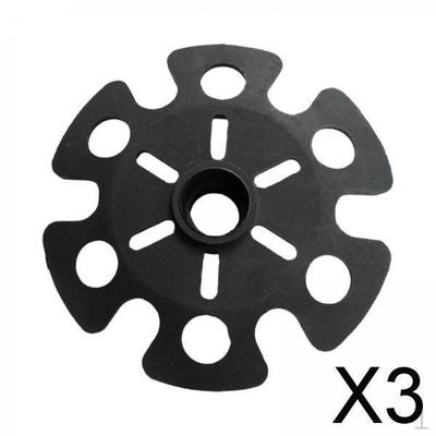 3xTrekking Pole Snow Basket Mud Removable Round 9cm Ski Baskets