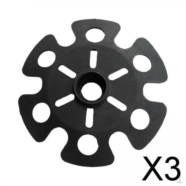 

3xTrekking Pole Snow Basket Mud Removable Round 9cm Ski Baskets