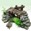 Nontoxic Aquarium Artificial Bridge Ornament Fish Tank Turtle Basking Platform