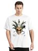 Modna Koszulka T-shirt z Klasyczną Maską Dj Boris Brejcha Letnia Codzienna Koszulka Fitness Bawełniane Topy Męska Odzież Oversize Unisex Koszulka T-shirt