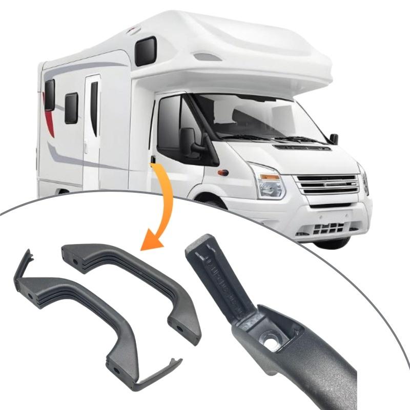 1pc Grab Pull Door Handles With Hole Covers Trailer Caravan Motorhome Van Car Exterior Door Handles Parts Accessories