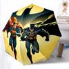 1pc Superman, Batman Automatic Folding Umbrella - Sturdy 8-Rib Polyester Canopy,Sun-Defying Travel Companion Yy251023146