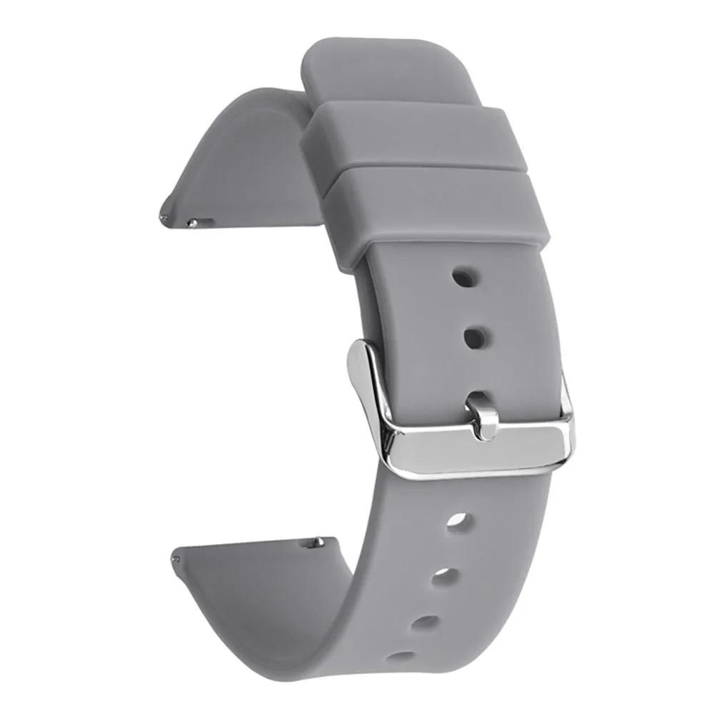 Quick Release Silicone Strap for Samsung Galaxy for Huawei Universal Smart Watch Band 20mm 22mm 24mm 12 14mm 16mm 18mm Women Men