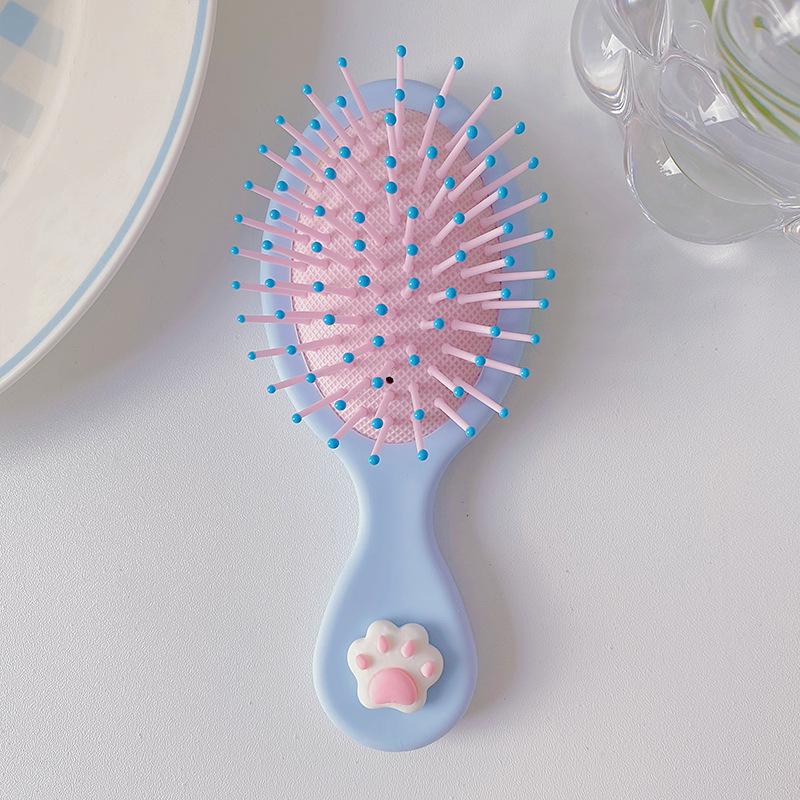 Korean Cartoon Bear Air Cushion Hair Comb - Soft, Cute, Portable for Girls