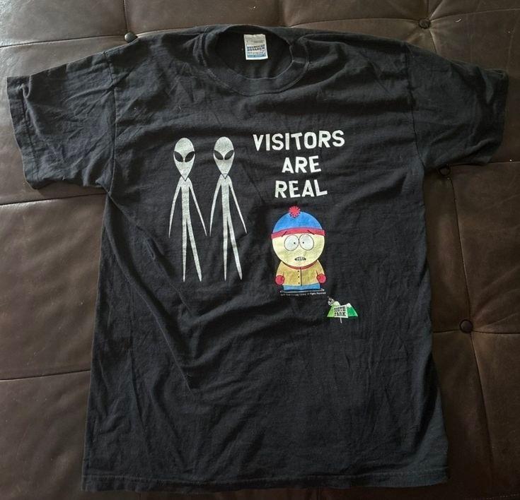 SouthPark Visitors are Real Cartoon Retro Unisex T-shirt S-5XL Unisex T-Shirt S