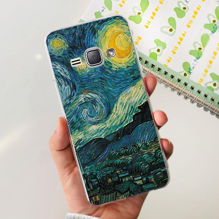 For Samsung J1 2016 Case SM-J120F Cover Fashion Marble Flower Soft Silicone Phone Cover For Samsung J1 Mini J105F J 1 2016 Funda