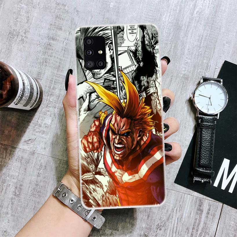 My Hero Academia Deku Phone Case For Samsung Galaxy A12 A22 A32 A42 A52 A72 A51 A71 5G A41 A31 A21 A02S M12 M21 M31 M30S Fundas