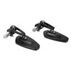 2PCS Motorcycle Rearview Mirror High Definition Clear View Aluminium Alloy Handlebar Side Mirrors for Motorbike