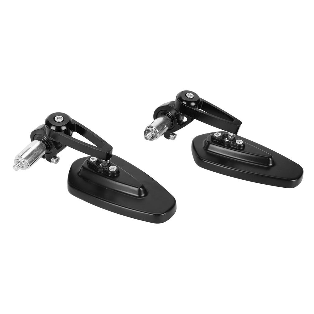 2PCS Motorcycle Rearview Mirror High Definition Clear View Aluminium Alloy Handlebar Side Mirrors for Motorbike