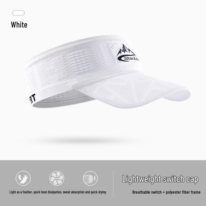 Summer Sports Visor: Lightweight, Breathable, Quick-Dry Sun Protection for Running, Training, Tennis, and Marathons