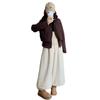 Autumn and winter new European and American style short hooded cotton-padded jacket high waist jacket light and thin hooded splicing jacket cotton-pad