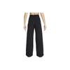 Nike Sportswear Phoenix Plush Solid Logo High Waist Wide Leg Fleece Knit Sweatpants Women Bottoms Black FN3622-010