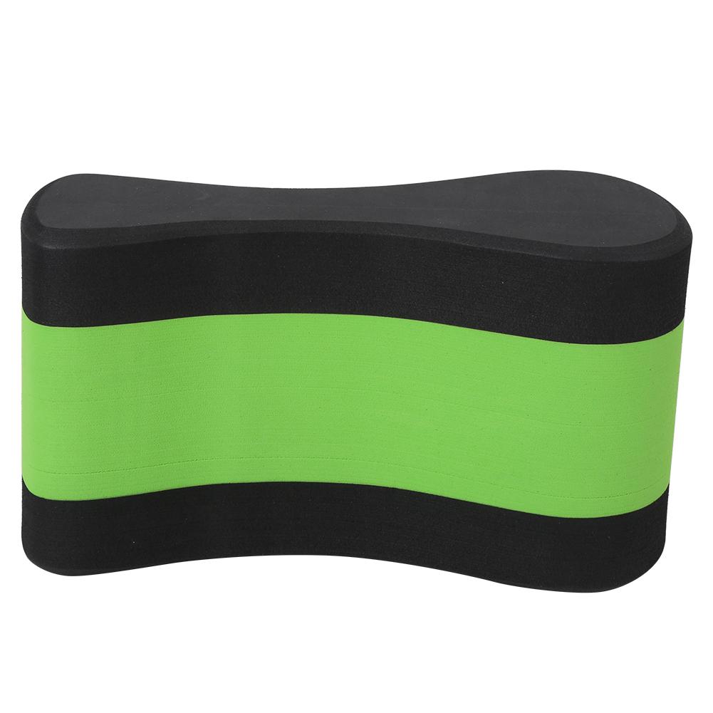 1Pc EVA Swim Clip Leg Board Multi Layer Floating Board for Swimming Training Equipment Green and Black