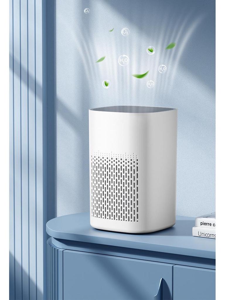 Household Air Purifier: Small, Effective Odor, Smoke & Formaldehyde Removal for Bedroom & Office Desktops