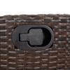 Vidaxl 7-Cz. Zestaw Mebli Ogrodowych, Z Poduszkami, Brązowy, Rattan Pe