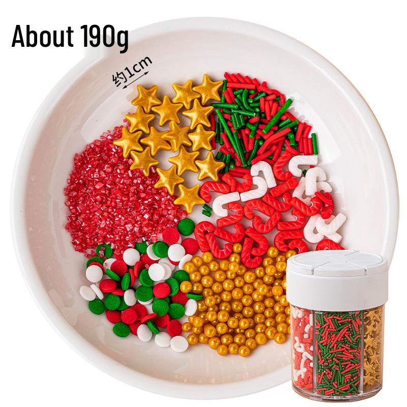 2025 Golden Star Sugar Pearls for Cake and Dessert Decoration