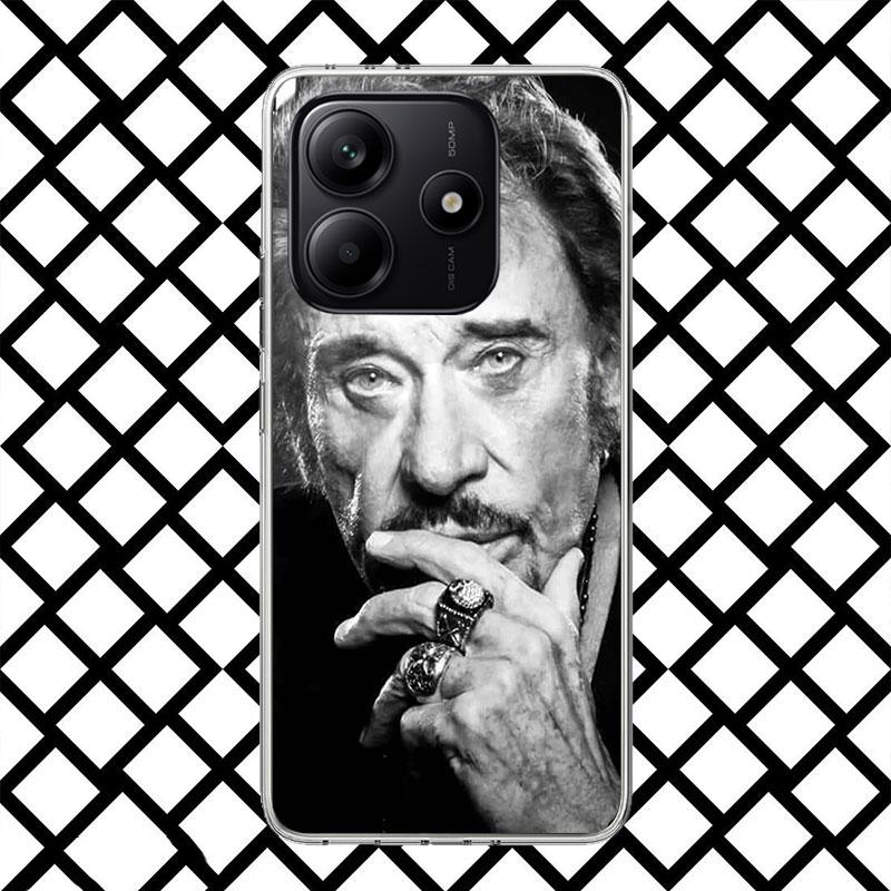 Johnny Hallyday Music Phone Case for Xiaomi Redmi Note 15 14 14S 13 12 12S 11 Pro Plus 11E 11T 11S 10S 5G Soft Cover Fundas Redm
