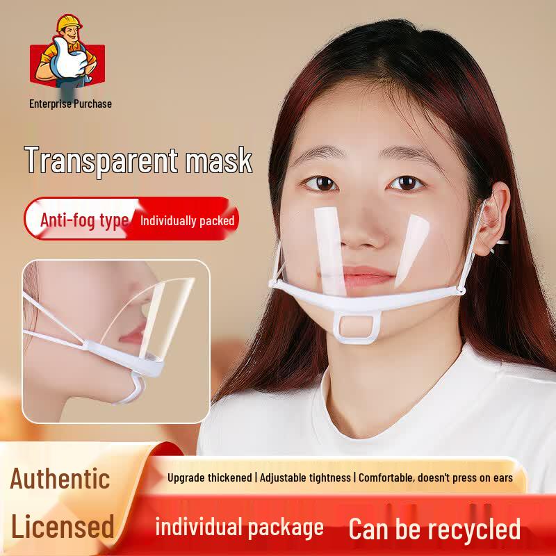 Transparent Anti-Fog Smile Mask