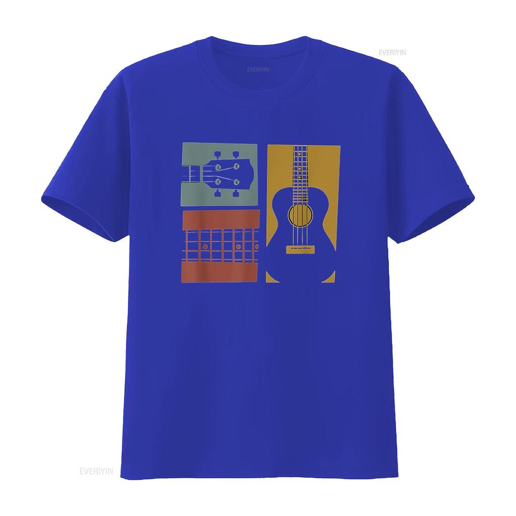 Mens Vintage Ukulele Guitar T Shirt Uke Player Musician s White 2X Large vintage Washed streetwear Top For Everyday Wear Casual