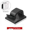 R-Type Self-Adhesive Cable Clip for Secure Wire & Network Cable Management