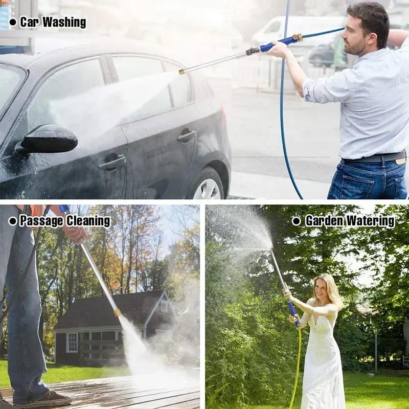 New Meijuner Car High Pressure Water Gun 46cm Jet Garden Washer Hose Wand Nozzle Sprayer Watering Spray Sprinkler Cleaning Tool