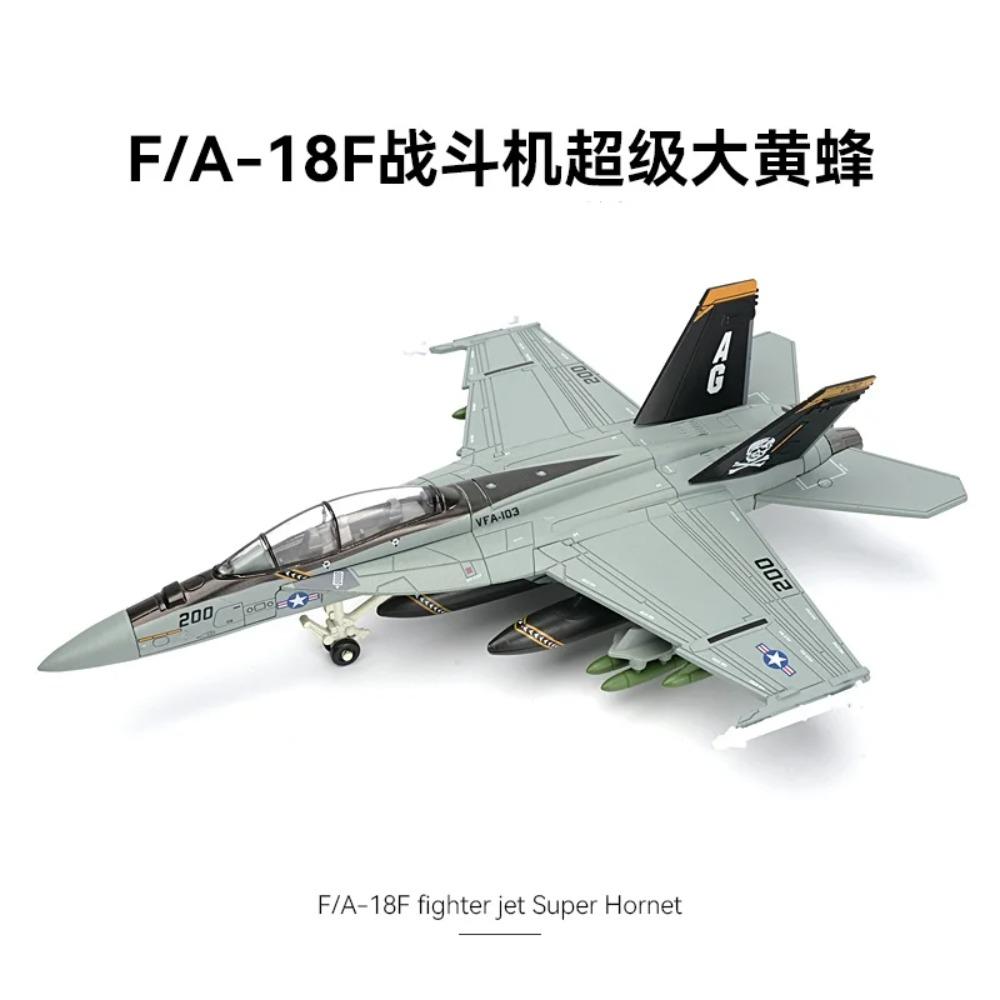 1:72 Blocos de Construção Criativos Série Militar Modelo de Caça de Ataque US F-18 Super Hornet Brinquedos de Caça Para Meninos Presentes de Natal