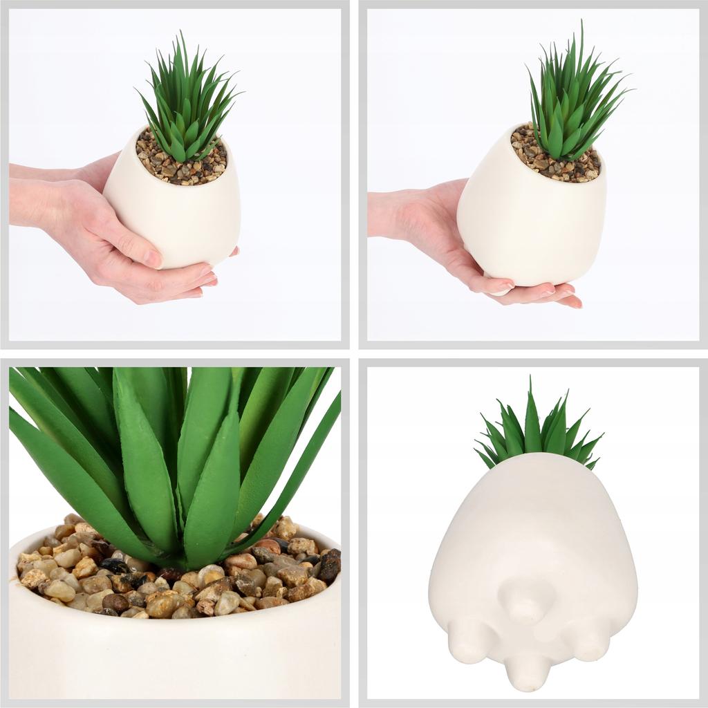 KADAX Artificial Plant Succulent Flower Decorative 10.5 Cm